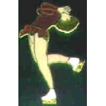 FIGURE SKATER PIN ICE SKATING PIN